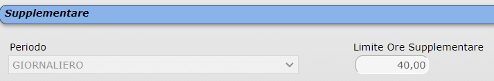 Limite ore supplementare giornaliero