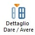 Pulsante Dettaglio Dare / Avere