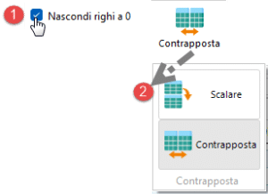 Stampa impostata su scalare con opzione attivata