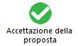 Pulsante Accettazione della proposta