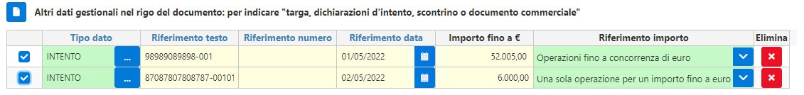 Più Dichiarazioni Per Lo Stesso Documento