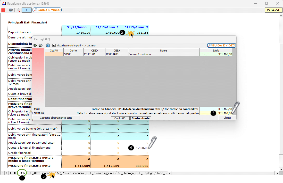 Procedura accesso/modifica tabella