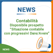 Contabilità: disponibile il prospetto "Situazione contabile con progressivi Dare/Avere"