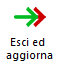 Pulsante Esci ed aggiorna