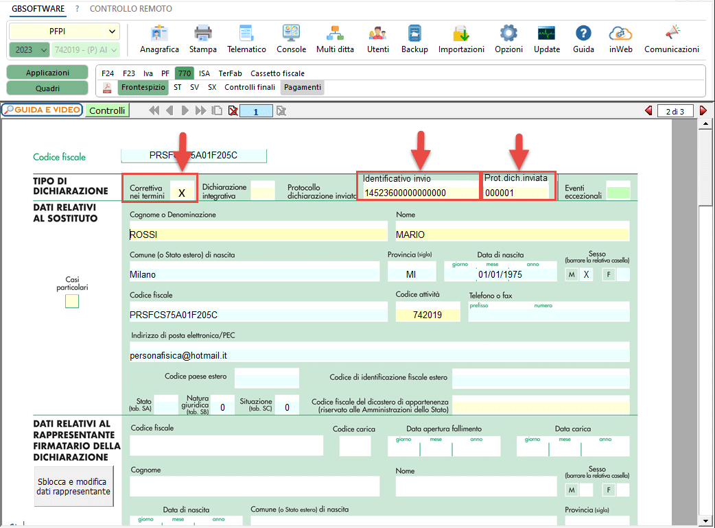 Procedura presentazione modello 770 correttivo