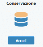 Pulsante "Accedi" Conservazione