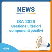 ISA 2023: gestione ulteriori componenti positivi
