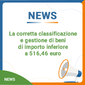 La corretta classificazione e gestione di beni di importo inferiore a 516,46 euro