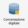 Pulsante Conservazione digitale