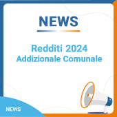 Redditi 2024: Addizionale Comunale