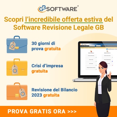 Scopri l’incredibile offerta estiva del software Revisione Legale GB