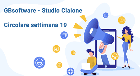 Circolare settimana 19 GBsoftware - Studio Cialone Angiola